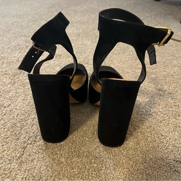 ASOS Piñata Platform Heels Faux Suede Size 9 - Picture 3 of 5